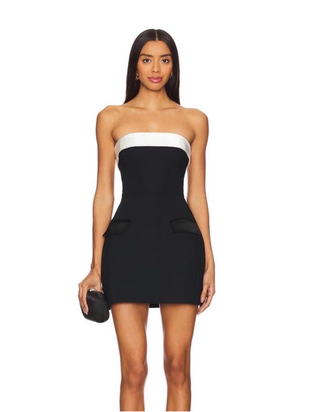 Amanda Uprichard Lucienne Strapless Skort Romper Dress Mini Formal Revolve